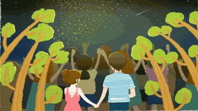 we expressed our emotions as follows: 有爱就会大声喊出来, if